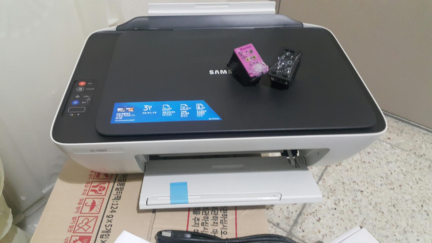 SL-J1665 삼성프린터 스캔 복합기 입니다