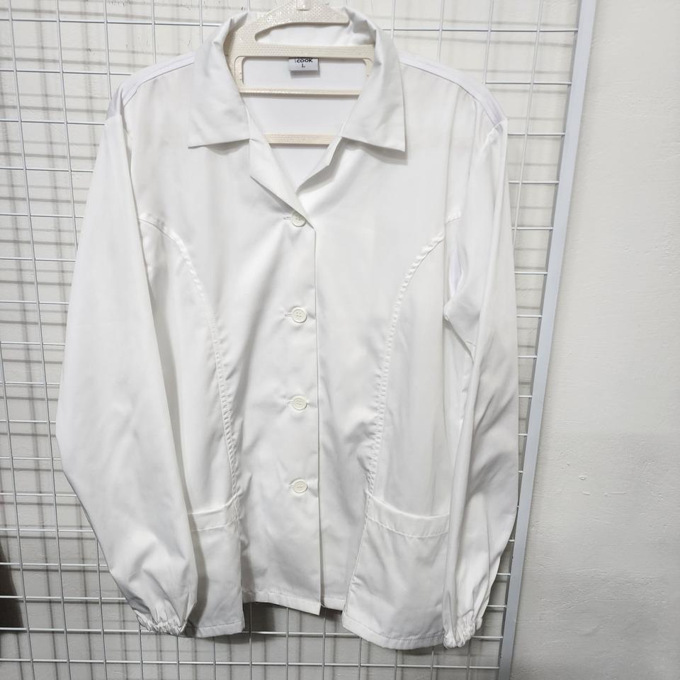 아이템쿡 스판  조리복 (L) 새상품 (화이트)