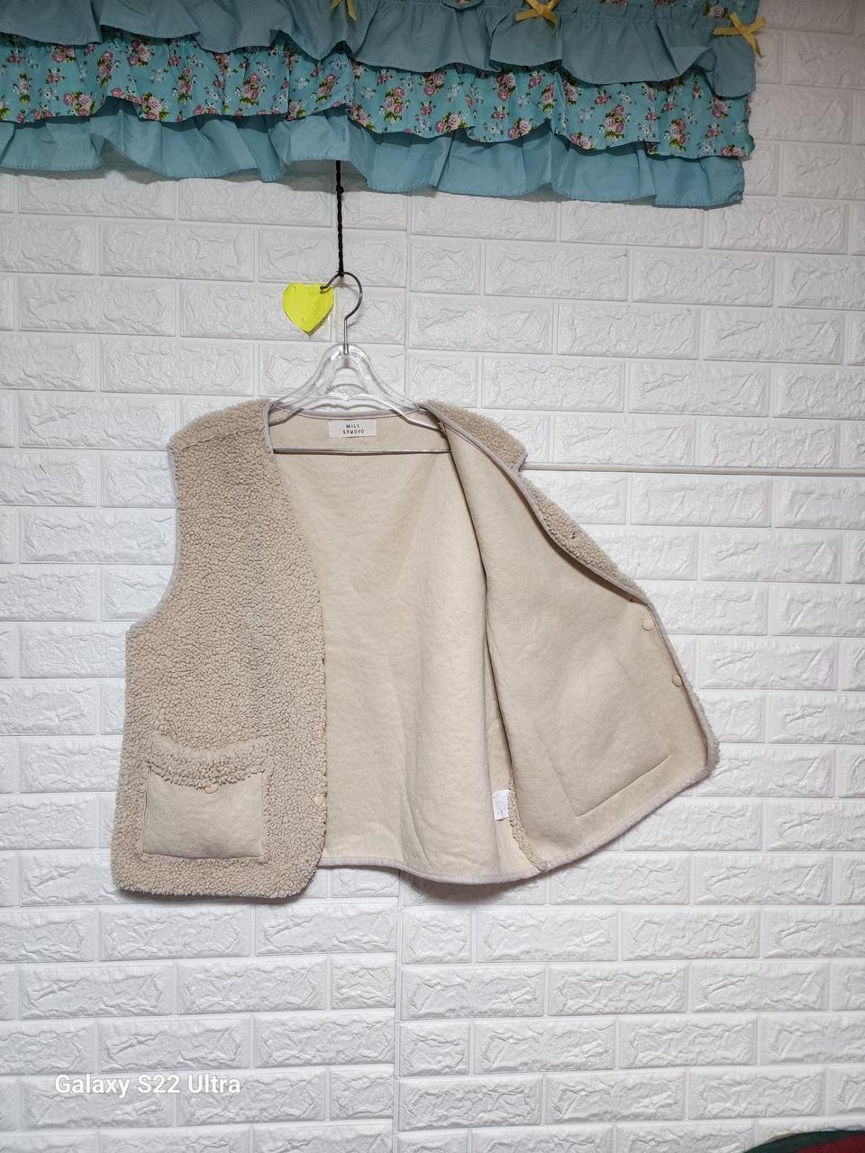 MILL STUDIO정품여성뽀글조끼FREE