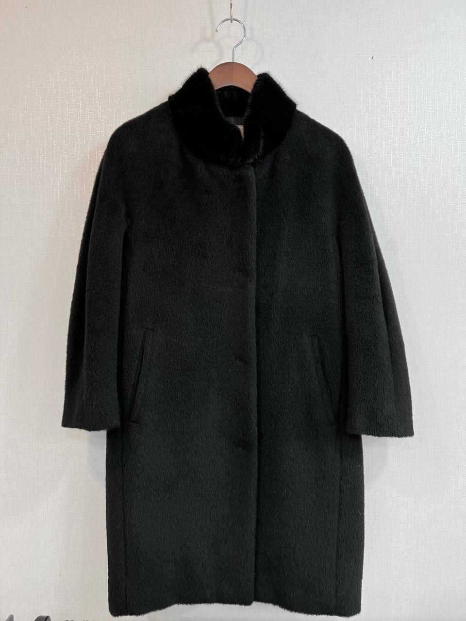 BCBG 라마 & 밍크 코트