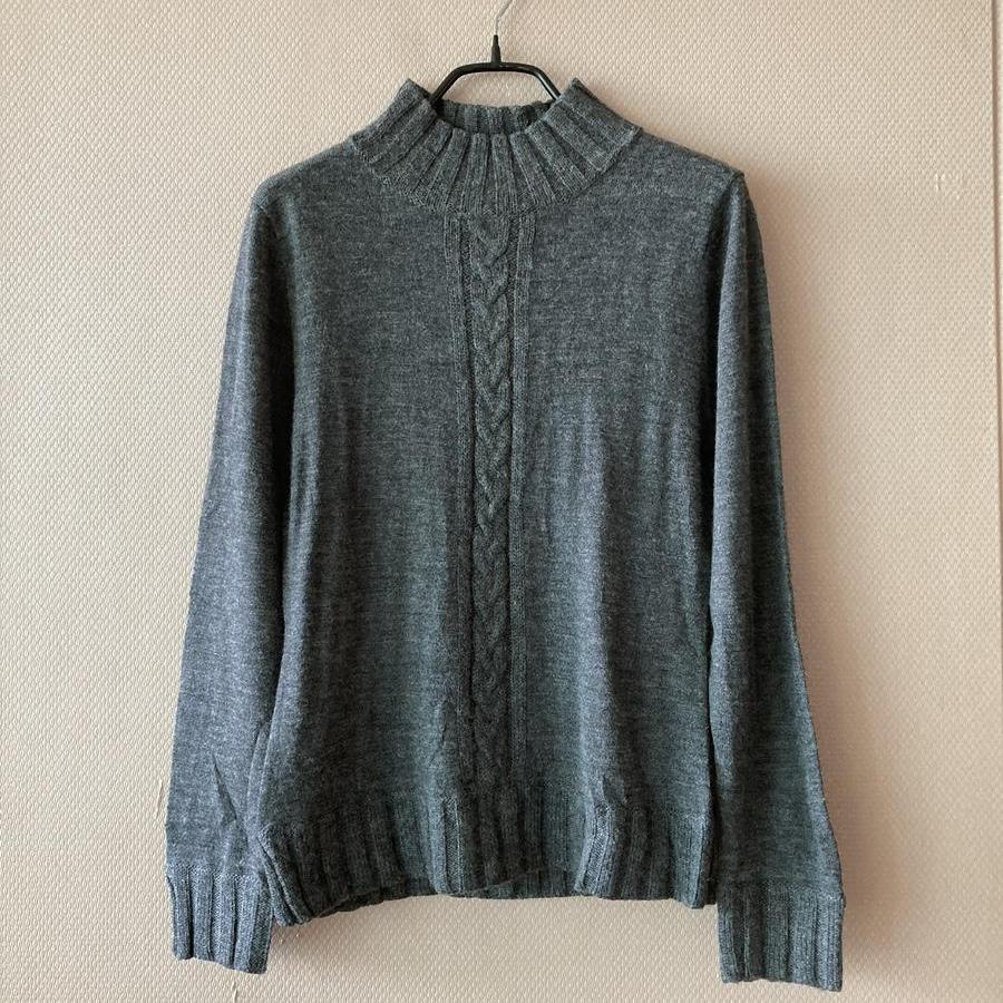 JPN 빈티지 니트 폴라 스웨터 n1002