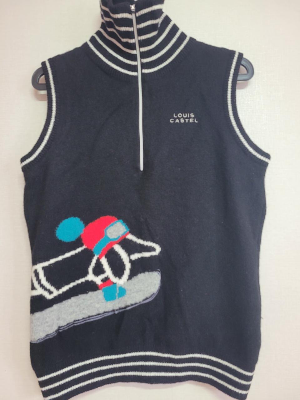 루이까스텔.니트방풍조끼