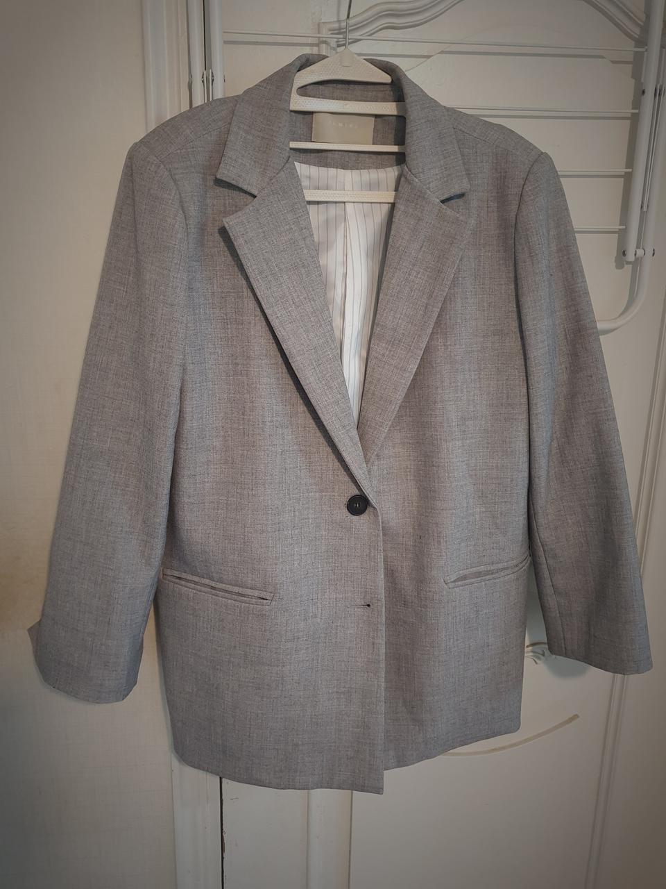 여성 자켓 회색 프리사이즈