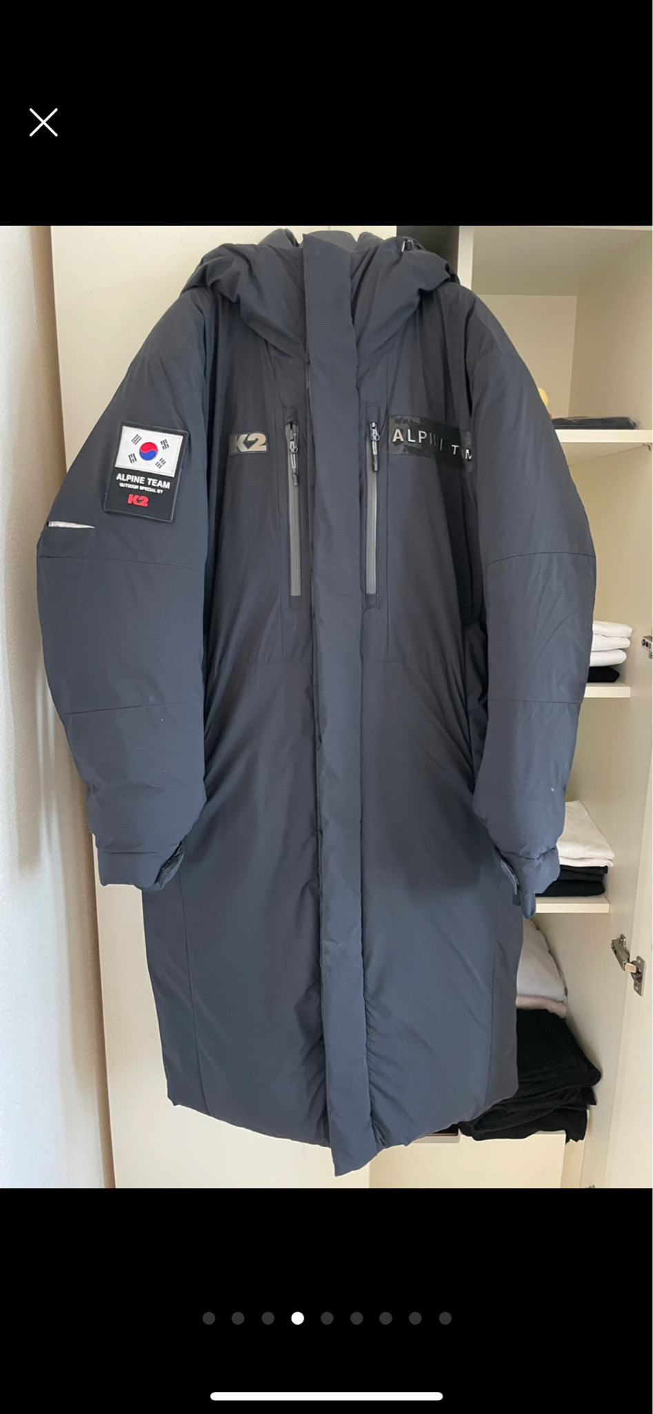 K2 코볼트 롱패딩(블랙)