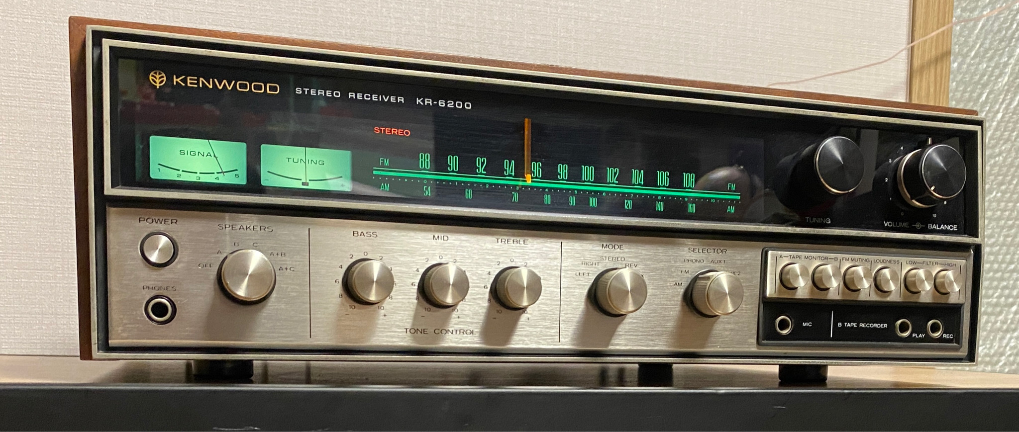 (거래완료) 켄우드 KENWOOD KR-6200 녹턴창 리시버 앰프