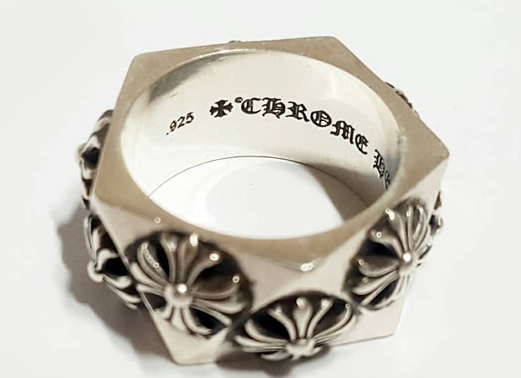 정품)크롬하츠 펜타곤플러스링