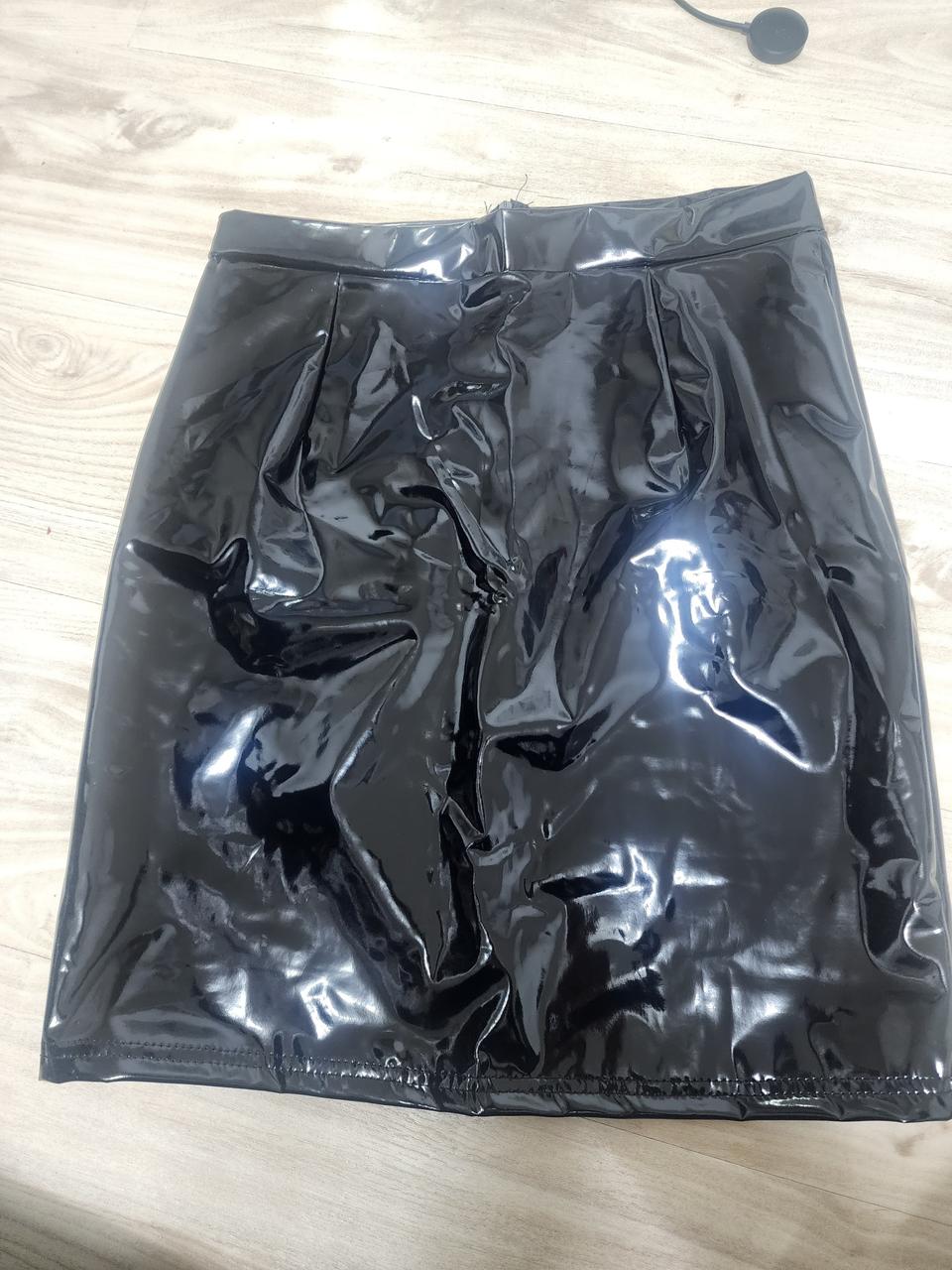 여성 가죽 스커트