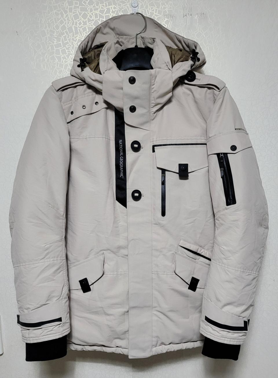 내셔널지오그래픽 구스다운패딩 야상패딩 남성용 M(여유있는95)