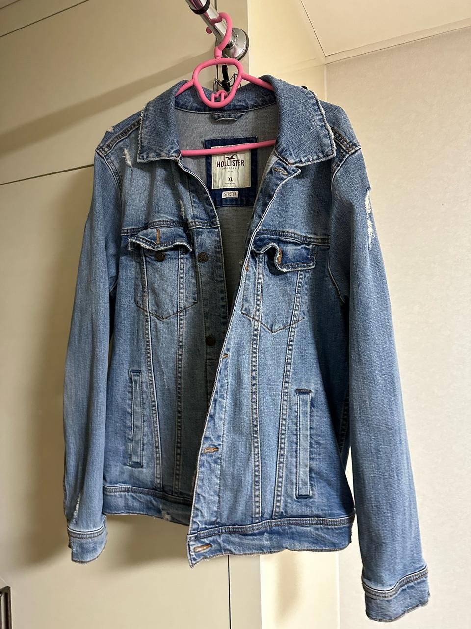 홀리스터 남자 청자켓 XL 팔아요~
