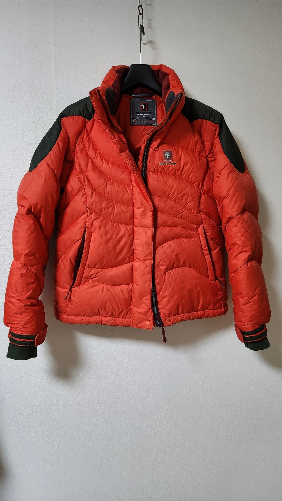 여 블랙야크 거위털 패딩ㅡ90(55