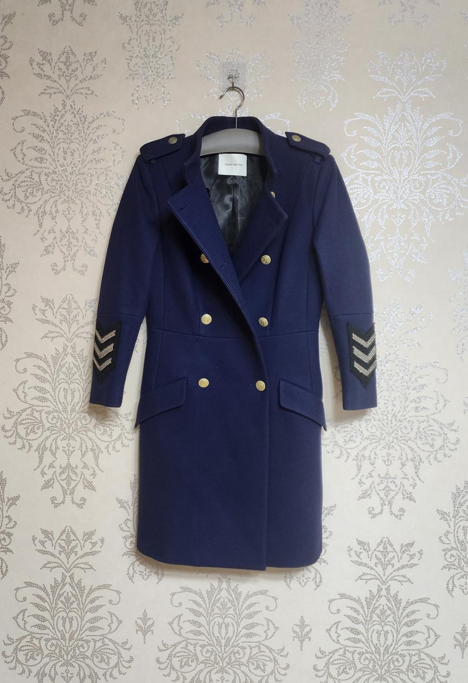 PIERRE BALMAIN (삐에르발만) 울 더블 코트 (2015.08)