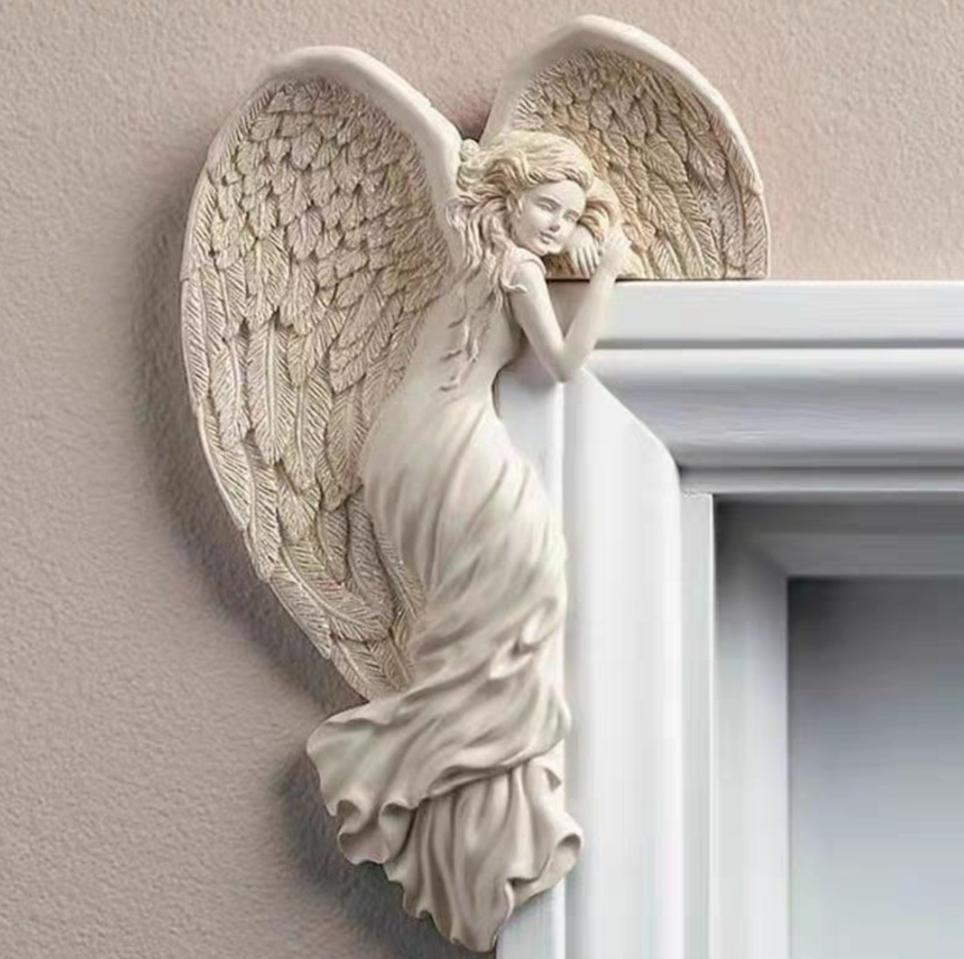 새상품)천사 문틀 장식 천사 날개 장식 인테리어 소품
