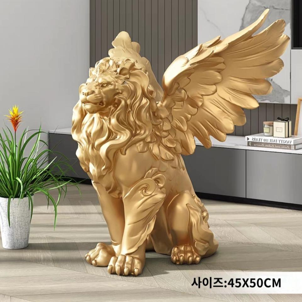 새상품)럭셔리 사자 라이온 플로어 인테리어 소품 3컬러