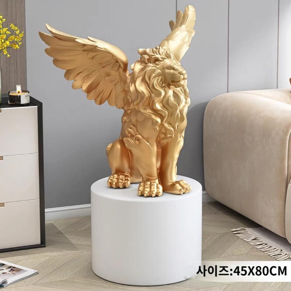새상품)라이온 사자 럭셔리 인테리어 3컬러