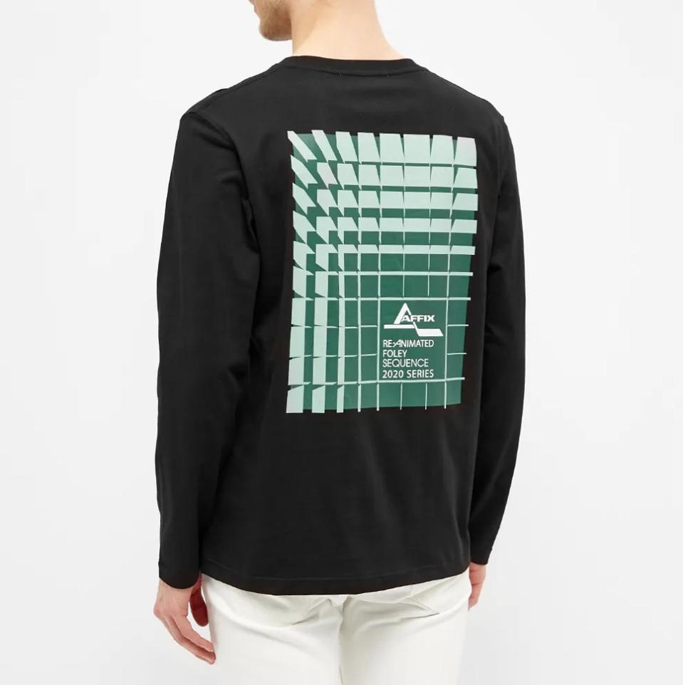 아픽스 AFFIX 키코 Foley Sequence 롱슬리브 티셔츠 블랙