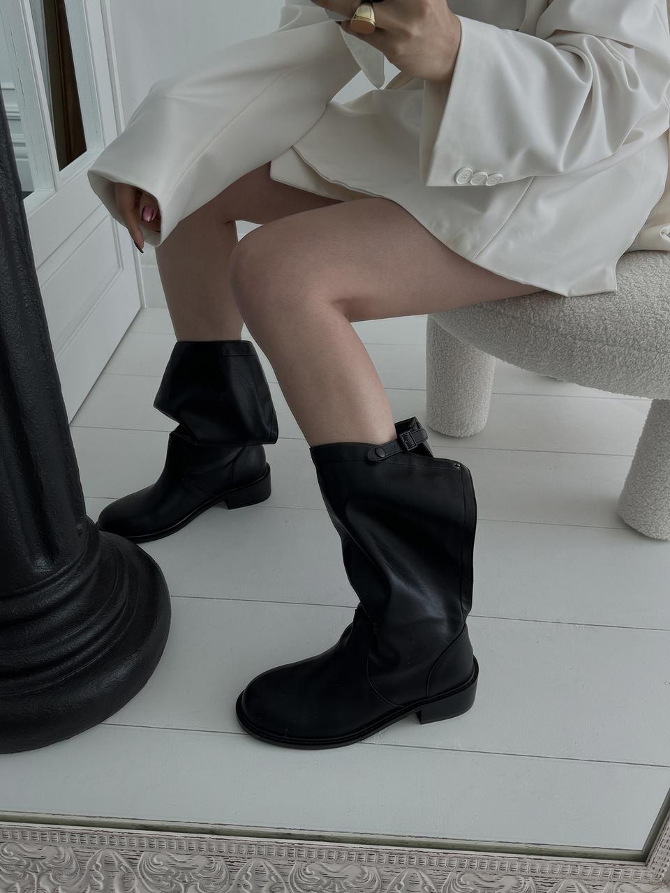 @세일 9463 투웨이부츠 하프부츠 미들굽 미끄럼방지,쿠션창-블랙 1칼라