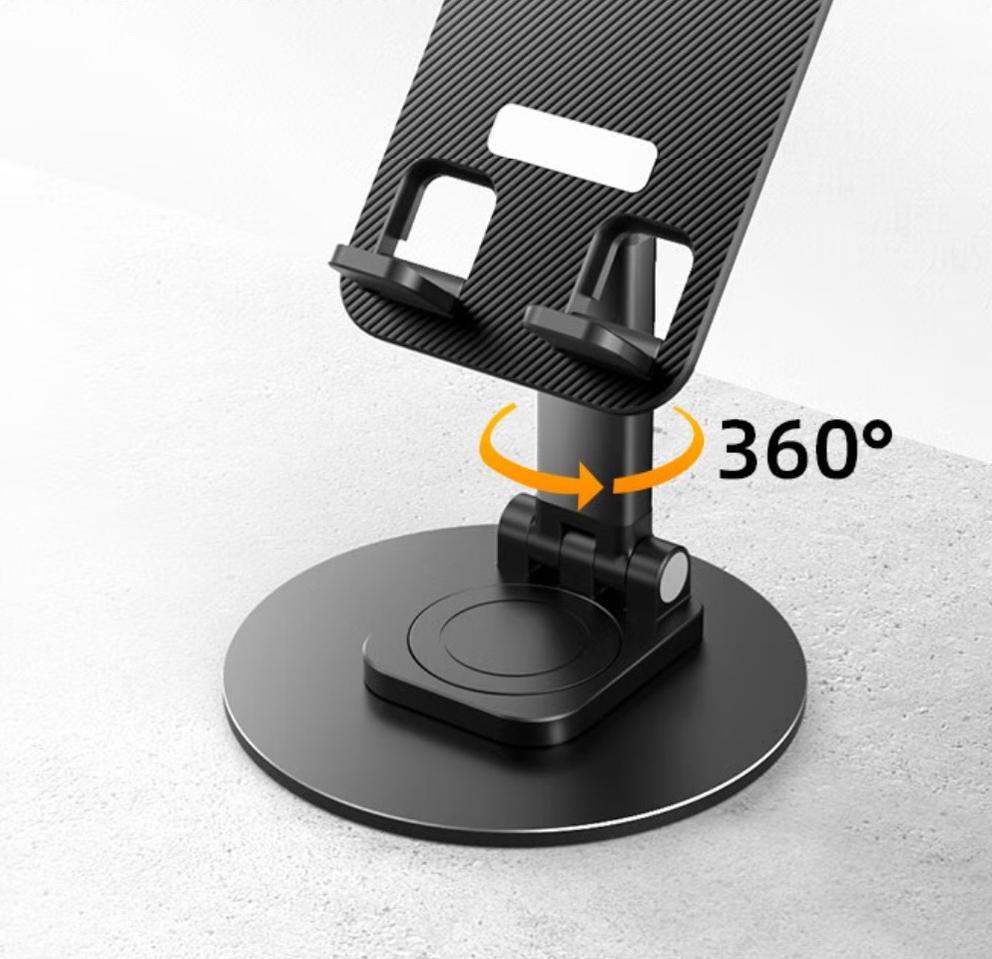새상품 미사용 접이식 신축 360도 회전 휴대폰/태블릿 메탈 거치대