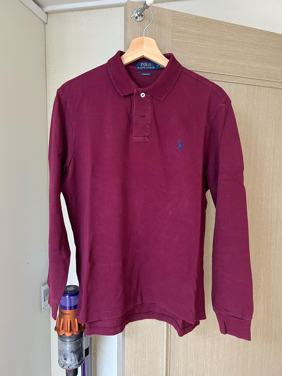 폴로 랄프로렌 클래식핏 긴팔 카라티