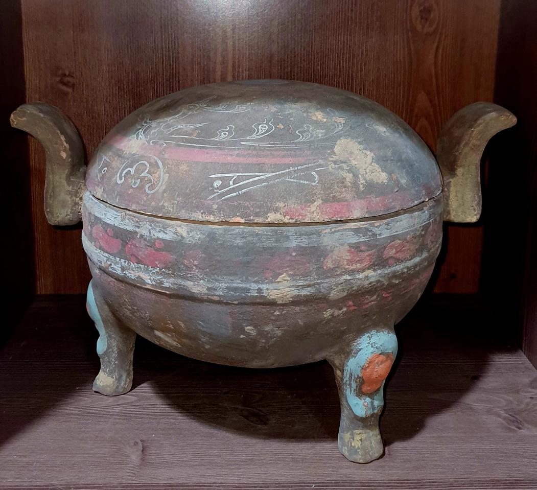 골동품 토기 향로