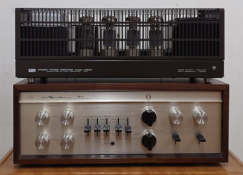 럭스만 A-3600/ CL-35II 진공관 파워프리앰프