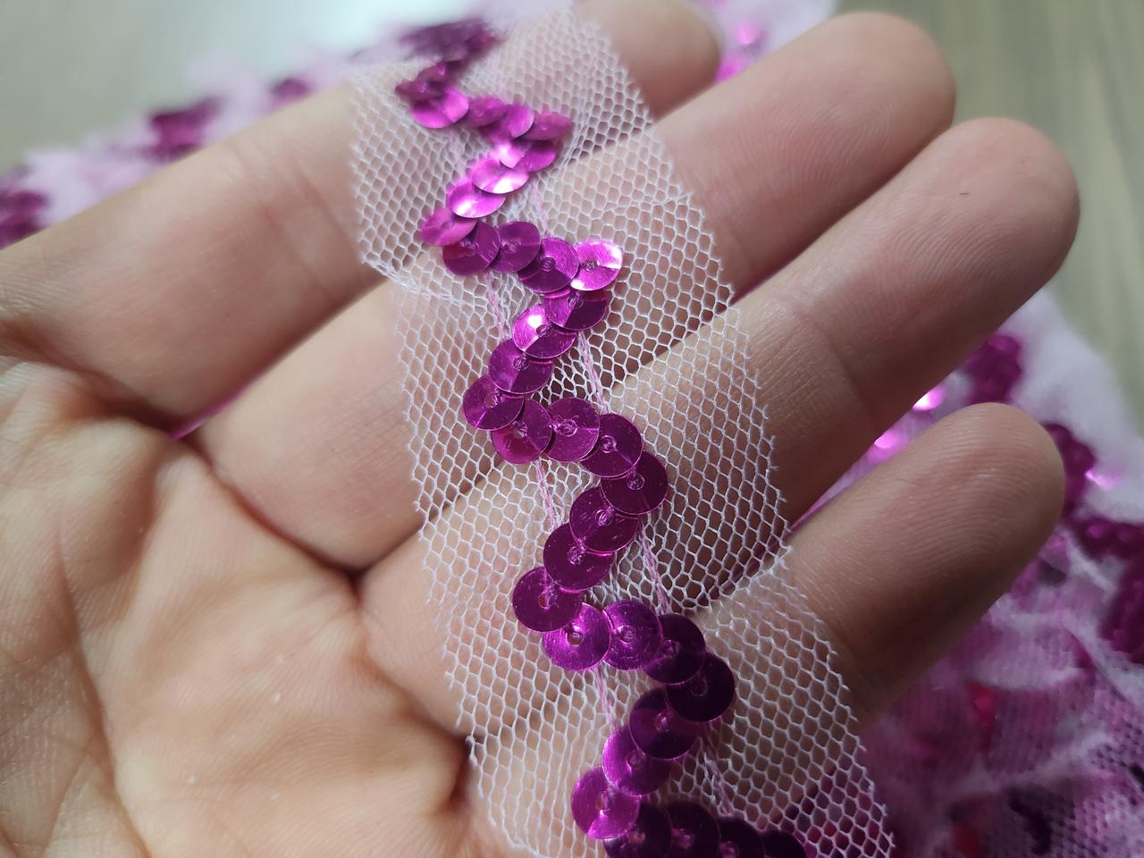 의류 소품 부자재 주름 스팽클