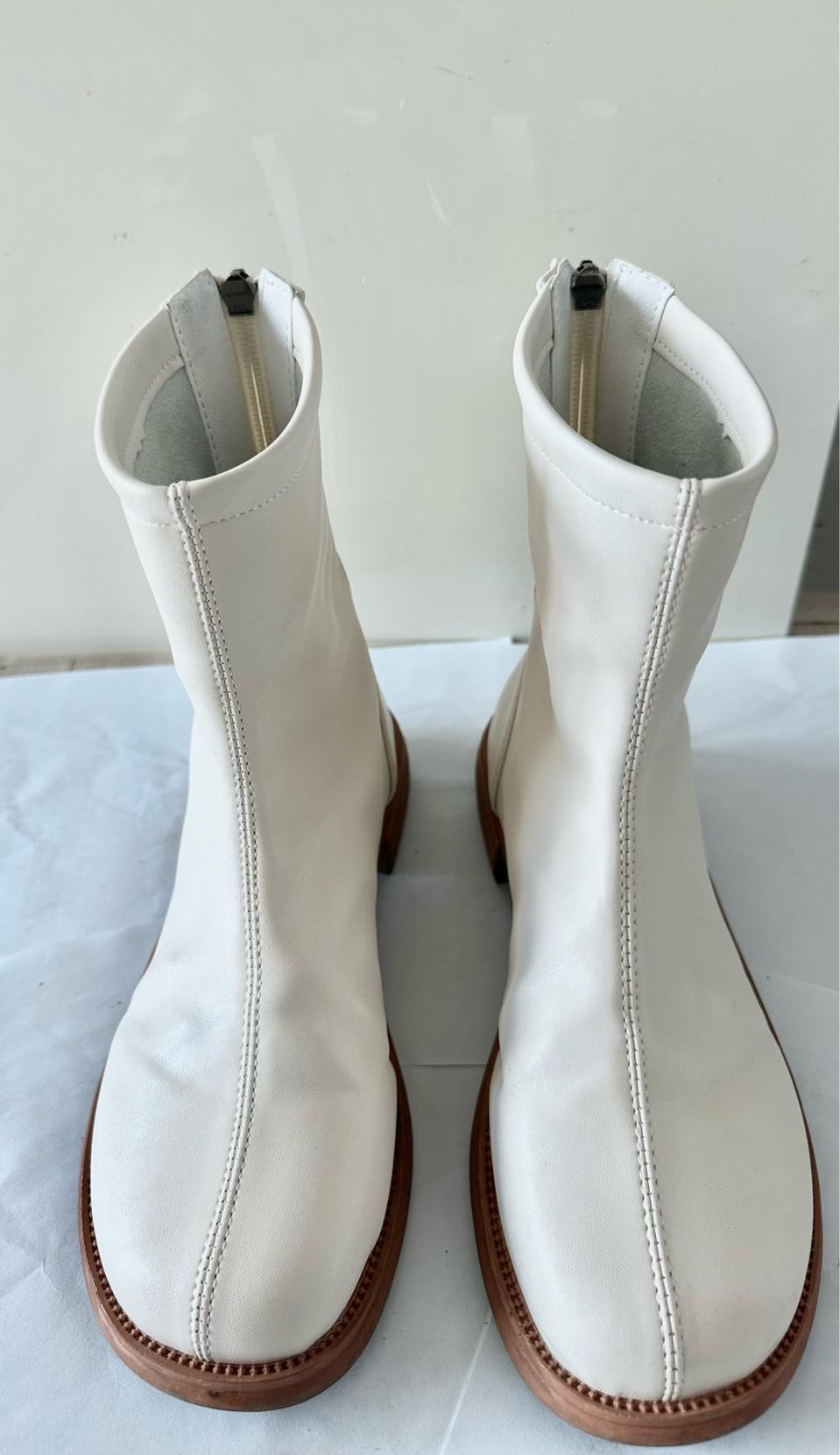 여성 앵클 부츠 240 숏부츠 데일리신발 인조가죽 지퍼