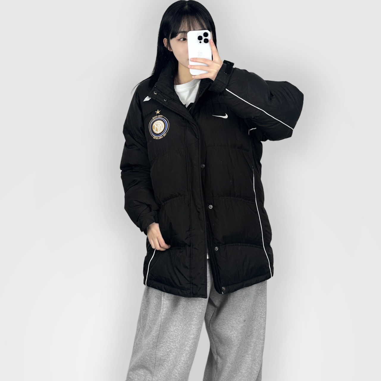 [중고] 나이키 인테르 100주년 패딩