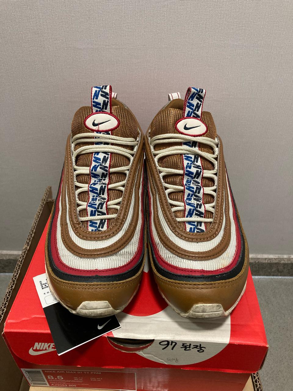 (265) 나이키 에어맥스97 된장 풀탭 에일 브라운 AJ3053-200