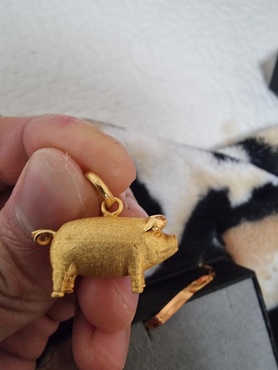 24k순금돼지펜던트