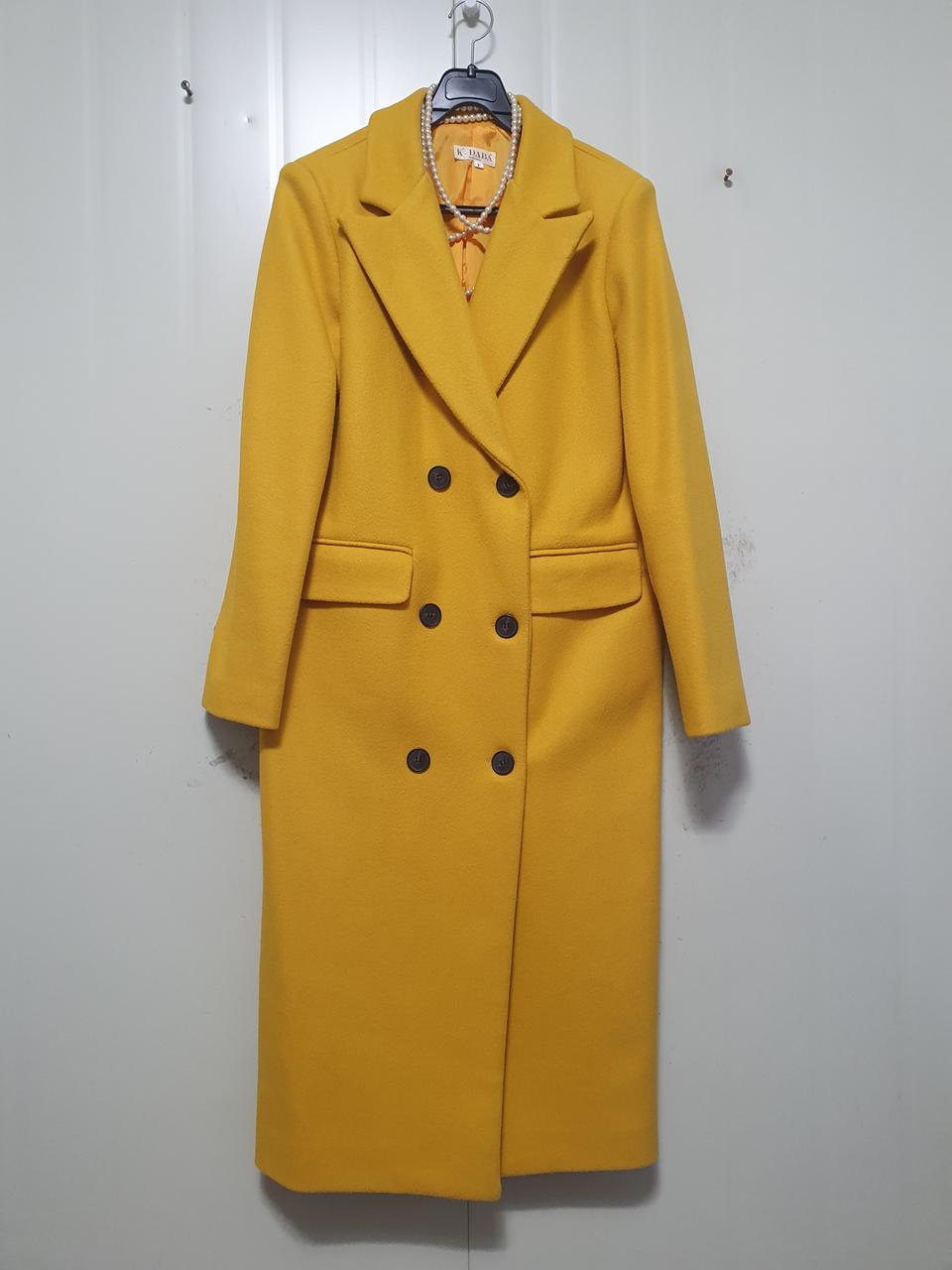 K-DABA 롱 코트.울.맥시.더블.정장오피스하객