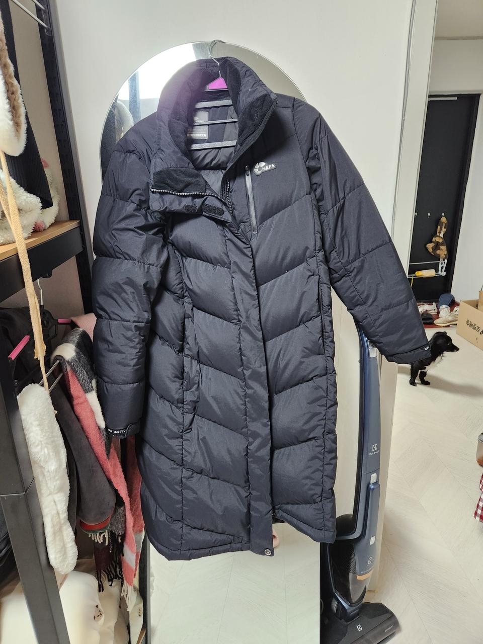 네파 롱패딩s 90