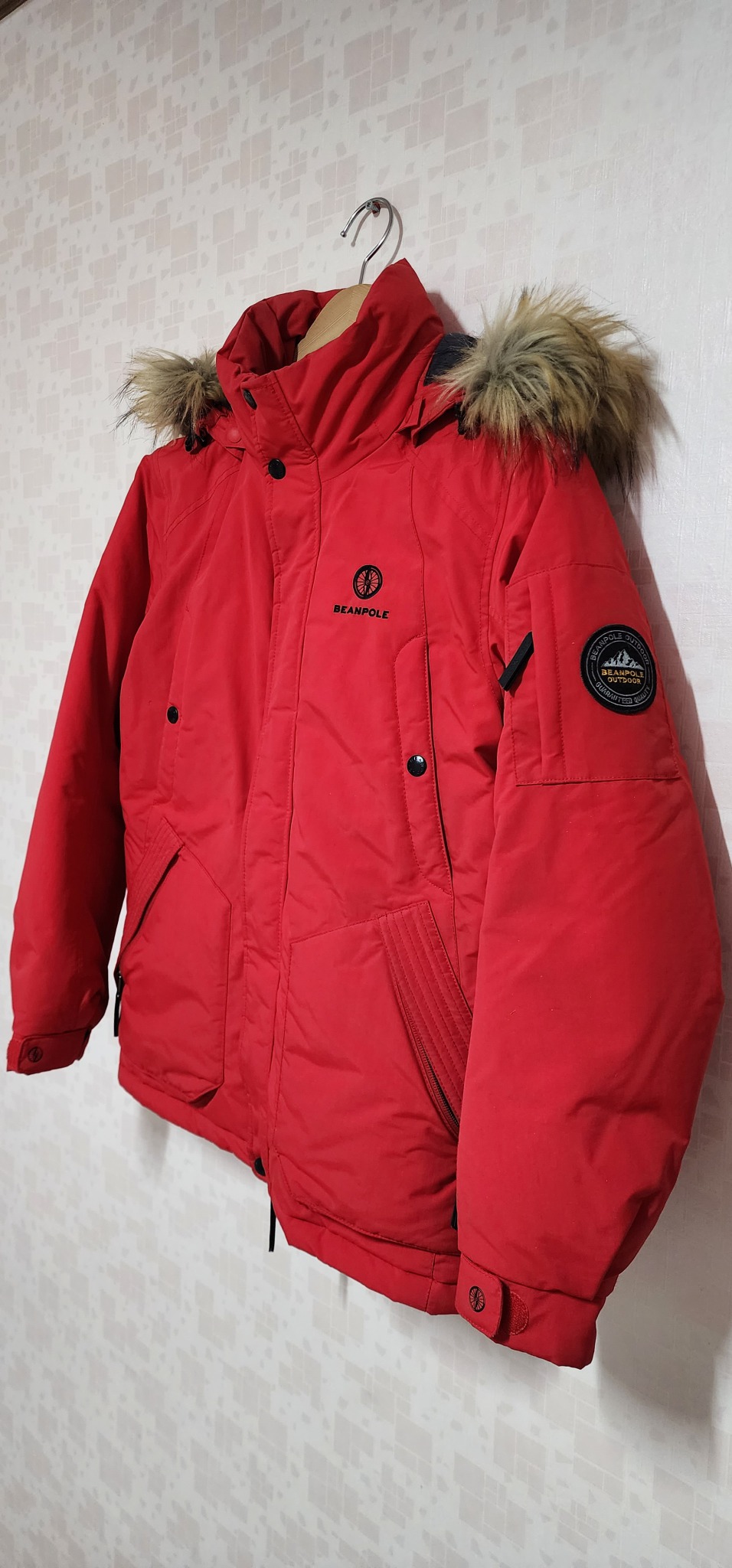 빈폴아웃도어 정품 여성용 오리털패딩 90