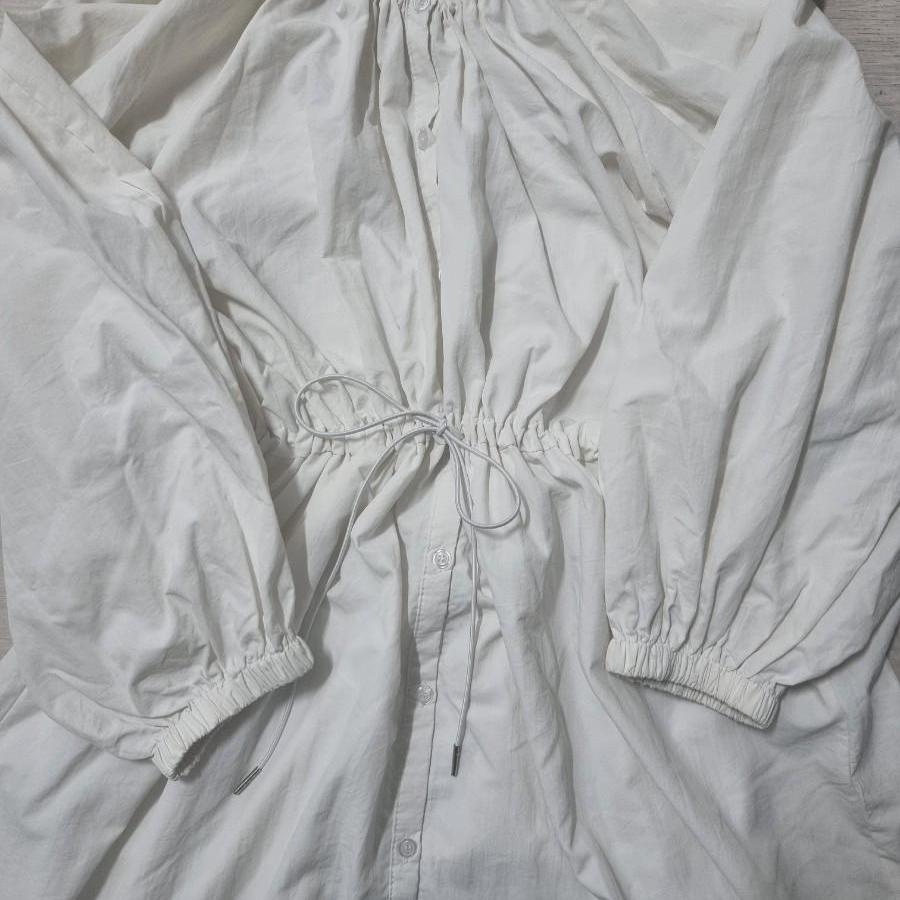 새상품)셔링스트링 바스락 롱원피스. 교신가능