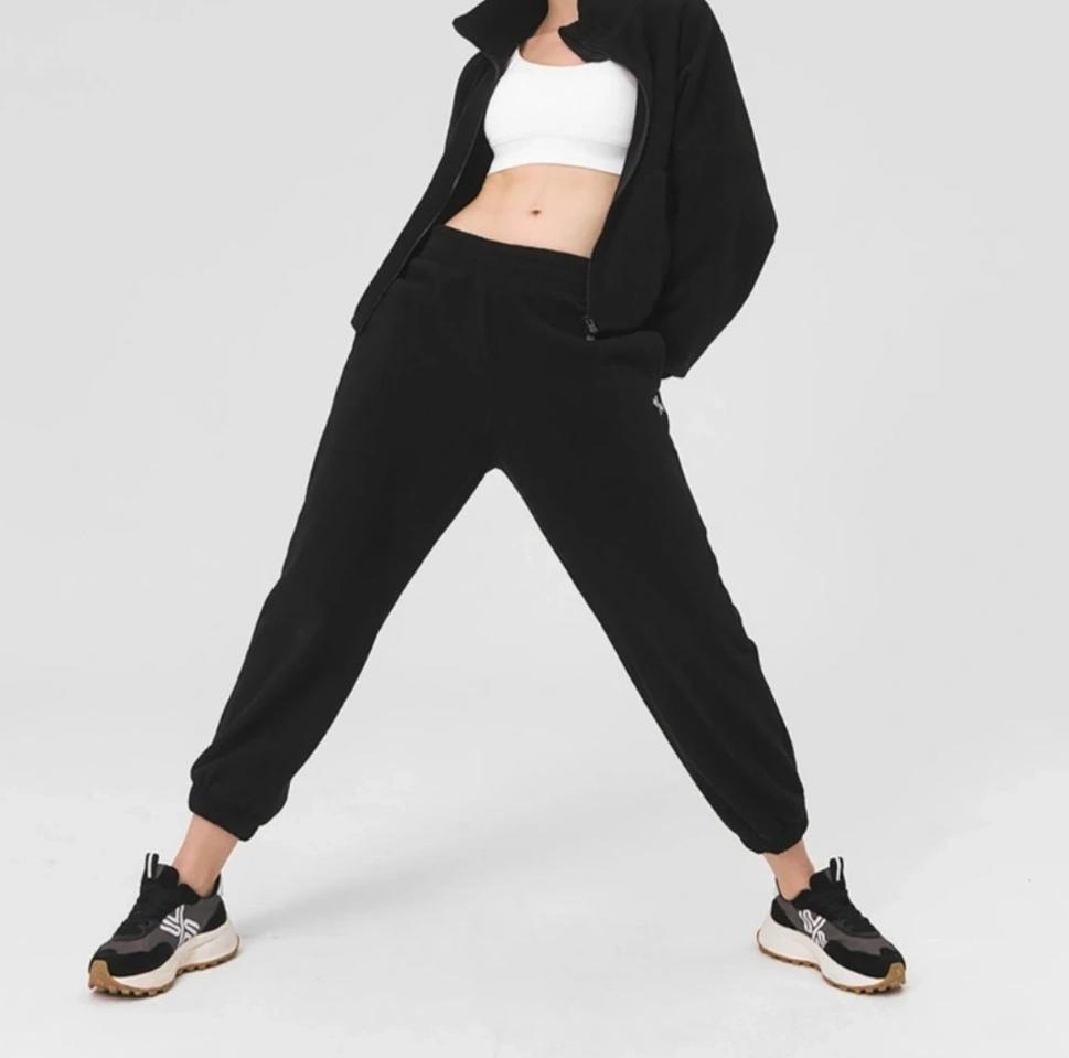 플리스 조거팬츠 블랙(젝시믹스)