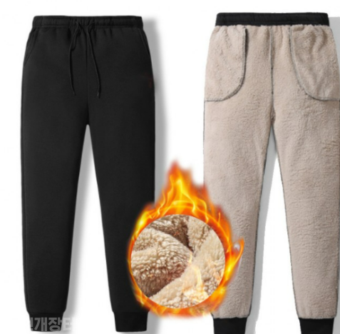 택포 남자 융털바지 겨울바지 트레이닝바지 기모바지 작업복 털바지 방한바지