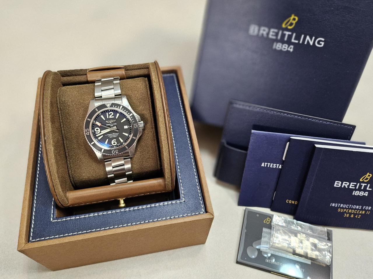 브라이틀링 슈퍼오션 42mm 검판 판매