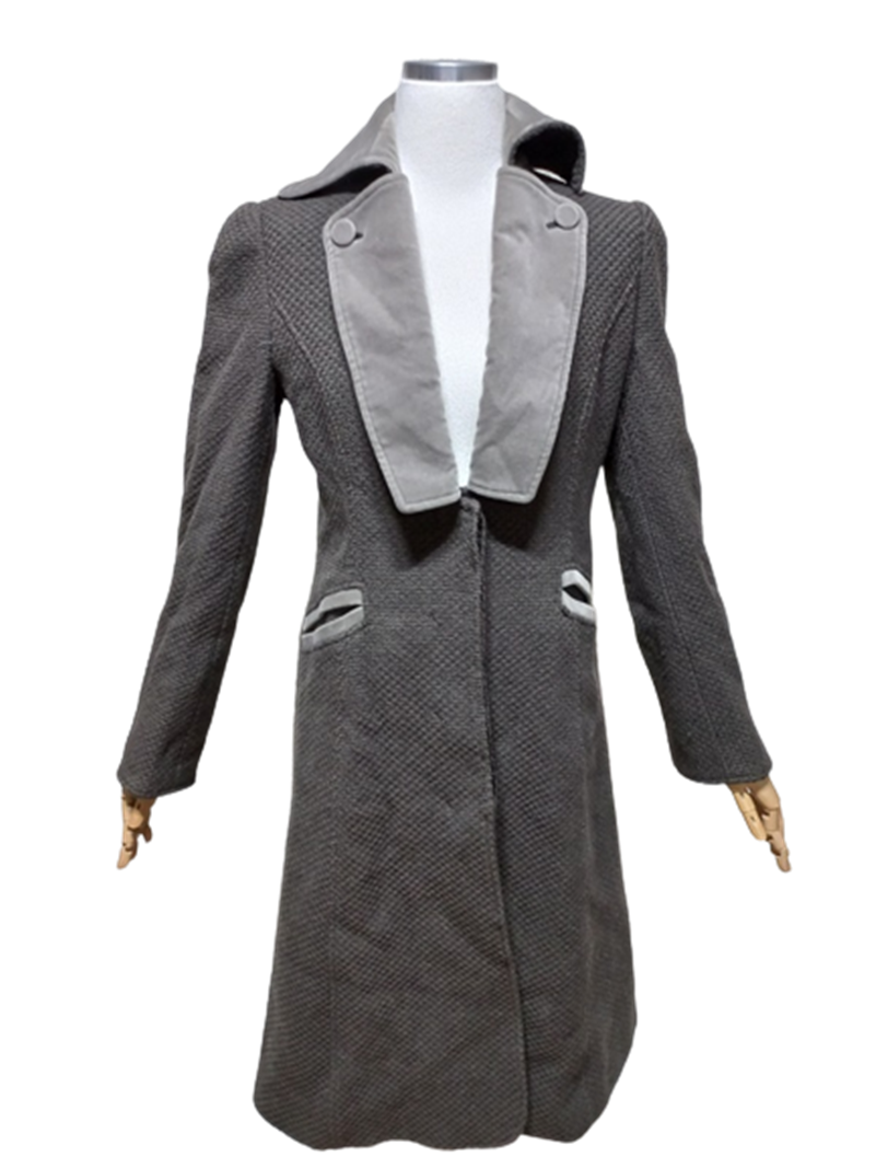 엠포리오아르마니 이태리제 정품 버진울 여자 추동용 여성 모직롱코트자켓55