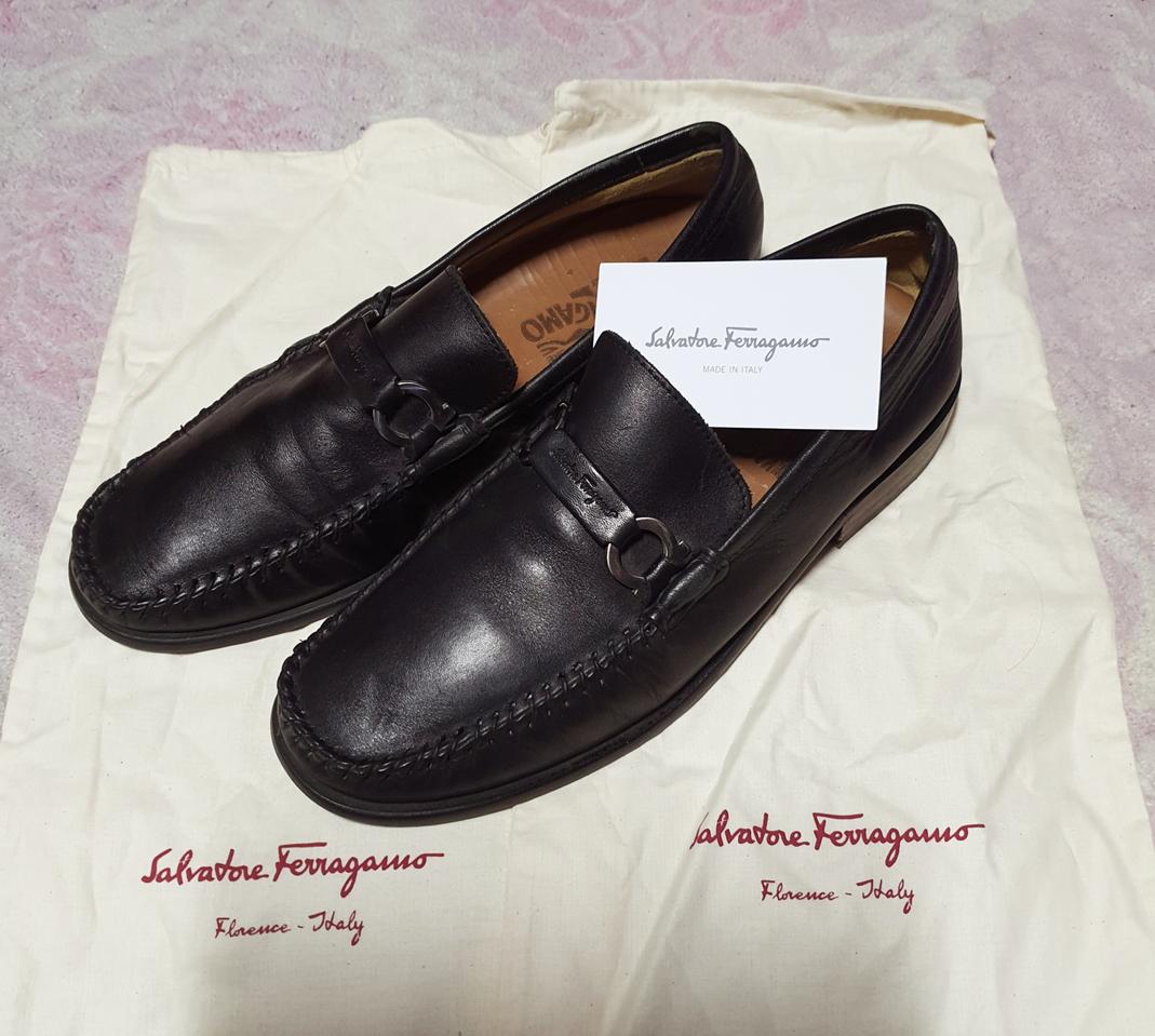 페라가모 간치니 로퍼 구두 255