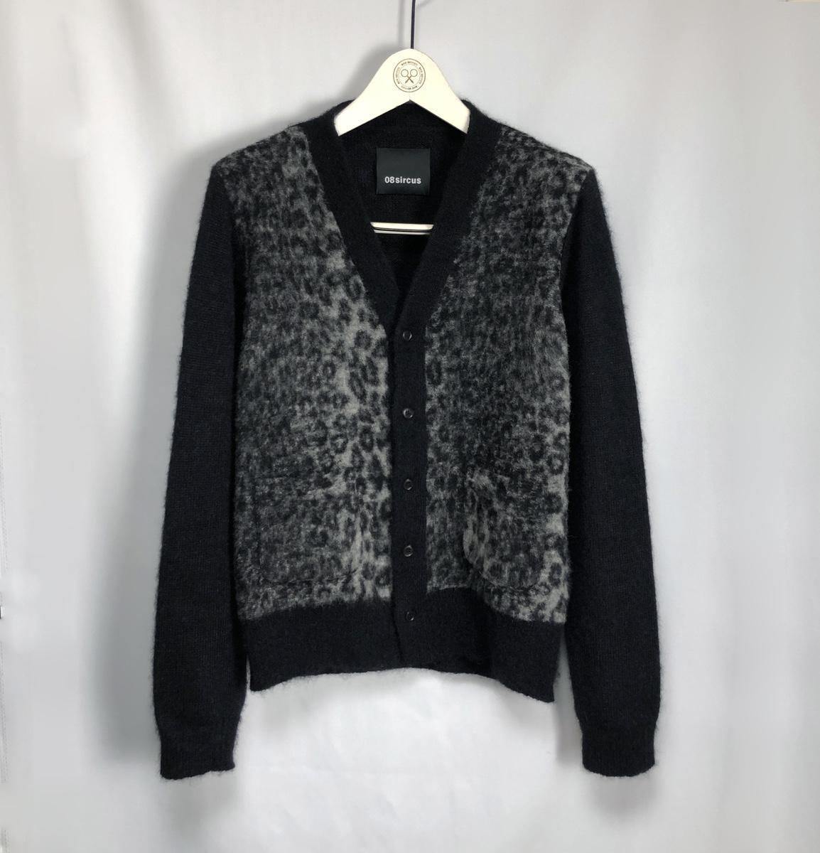 08sircus 레오파드 모헤어 가디건