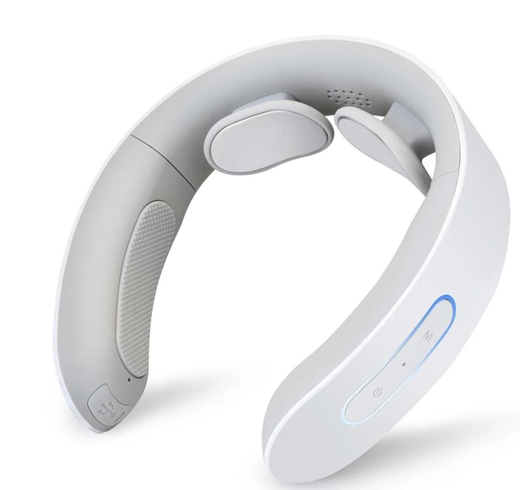 (새상품)크리스탈클라우드 온열기능 저주파 목 마사지기