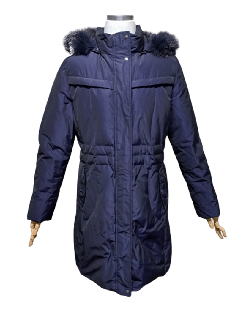 올포유 정품 폭스퍼여우털 오리털 여성 겨울여자후드집업다운패딩점퍼코트95