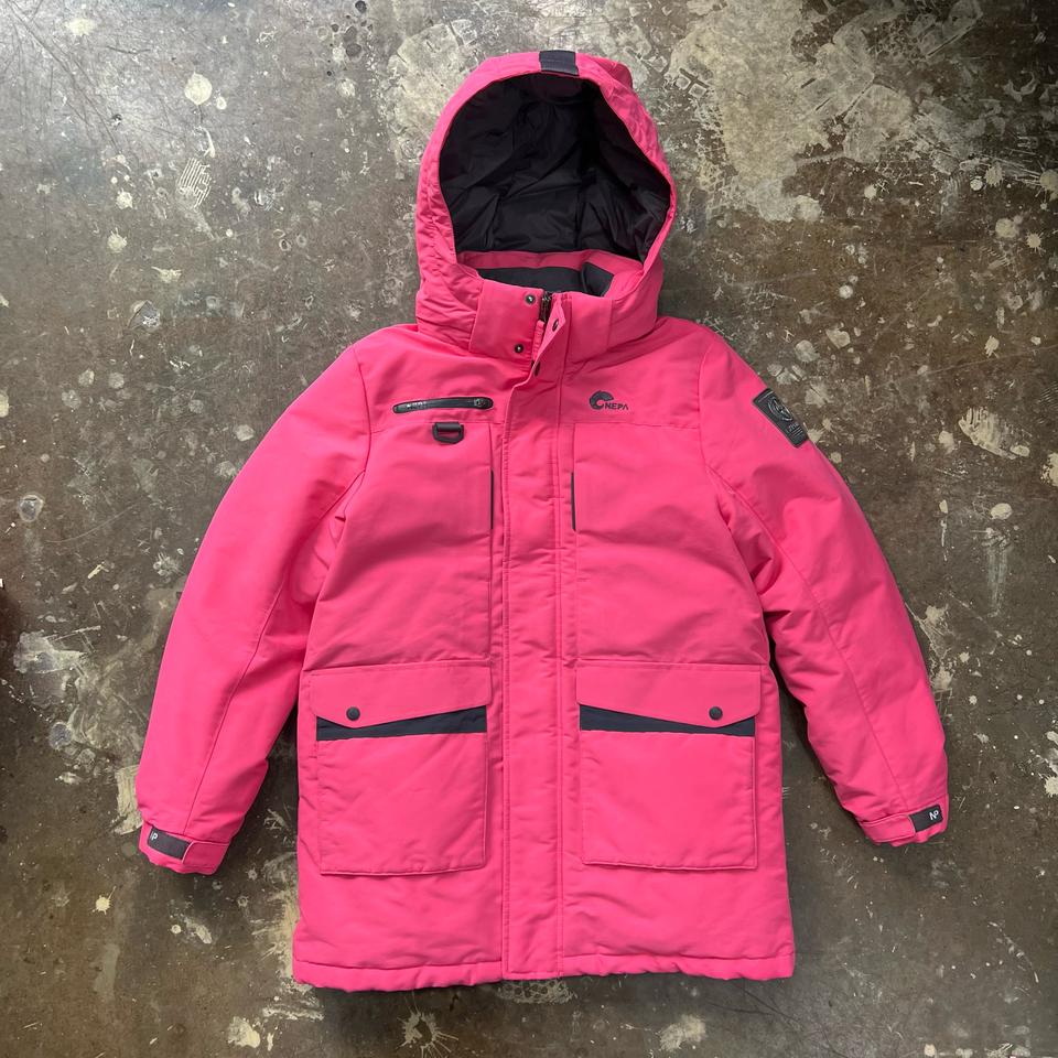 140) 네파 키즈 덕다운 패딩점퍼 노스페이스 아이더 블랙야크