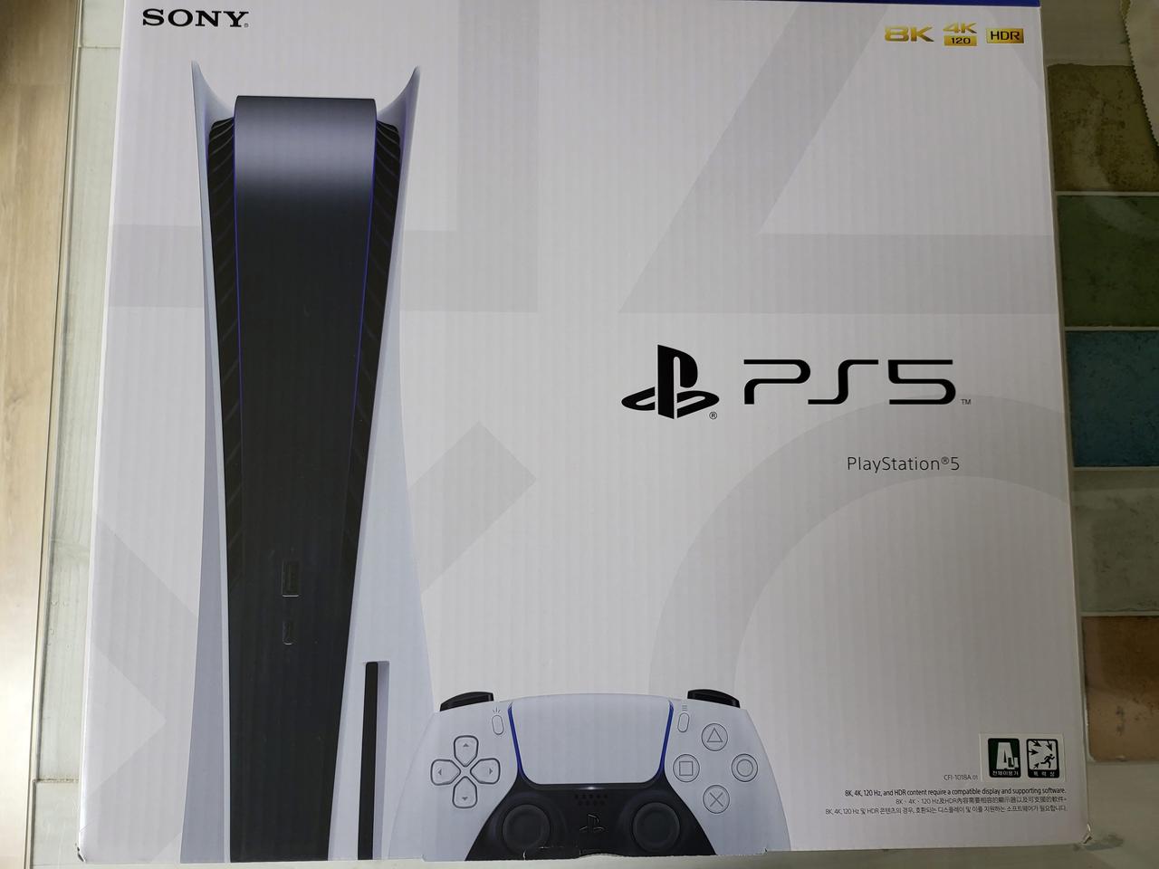 PS5 디스크 초기버전 1018 정발제품 중고 무료배송