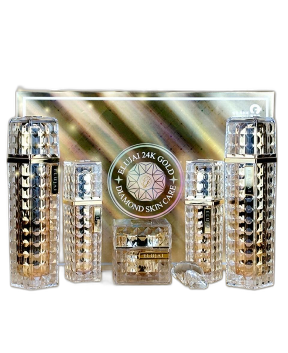 화장품5종세트)엘루자이 24K골드 다이아몬드