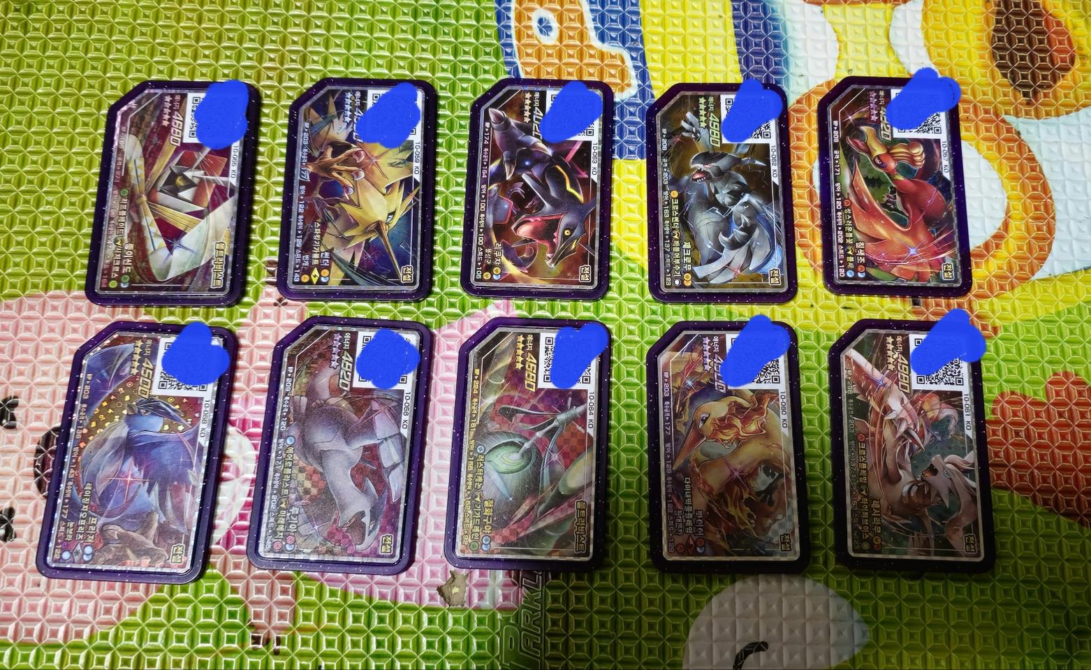 러시2탄 포켓몬 가오레 5성 10개  새상품 일괄판매 59000예민