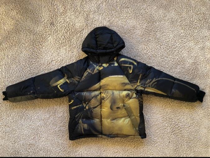 언더커버 시계태엽 오렌지 패딩