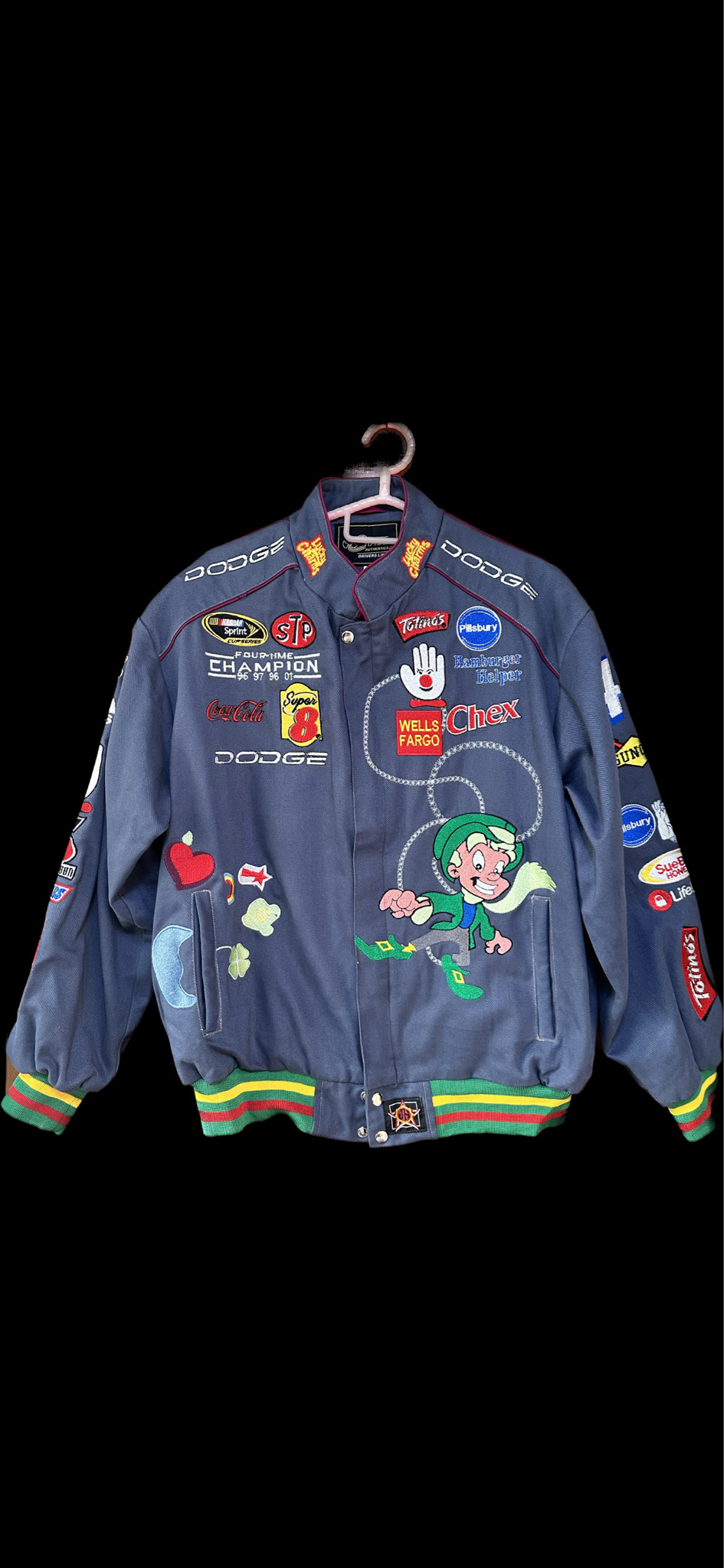 [L] 럭키참스 레이싱 자켓