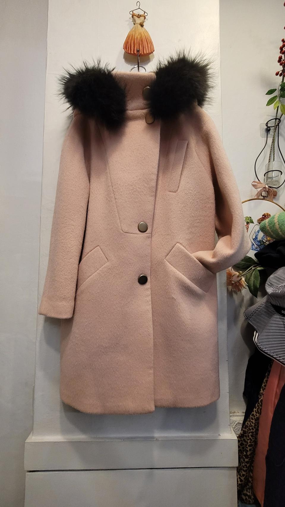 오즈세컨 알파카 울 후드 아방코트