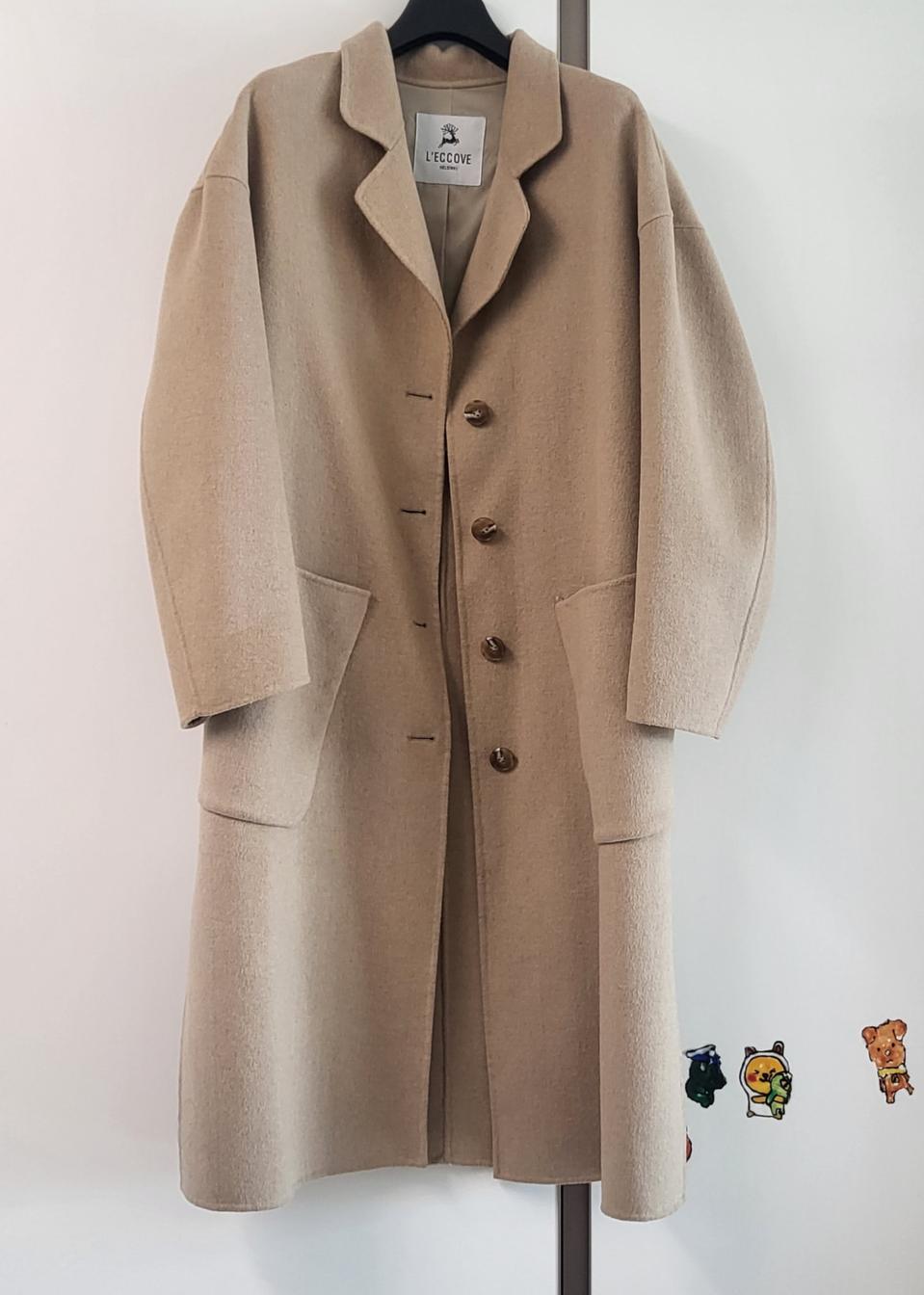 레코브 핸드메이드 루즈핏 롱코트