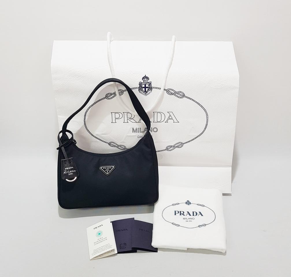프라다 리나일론 호보백